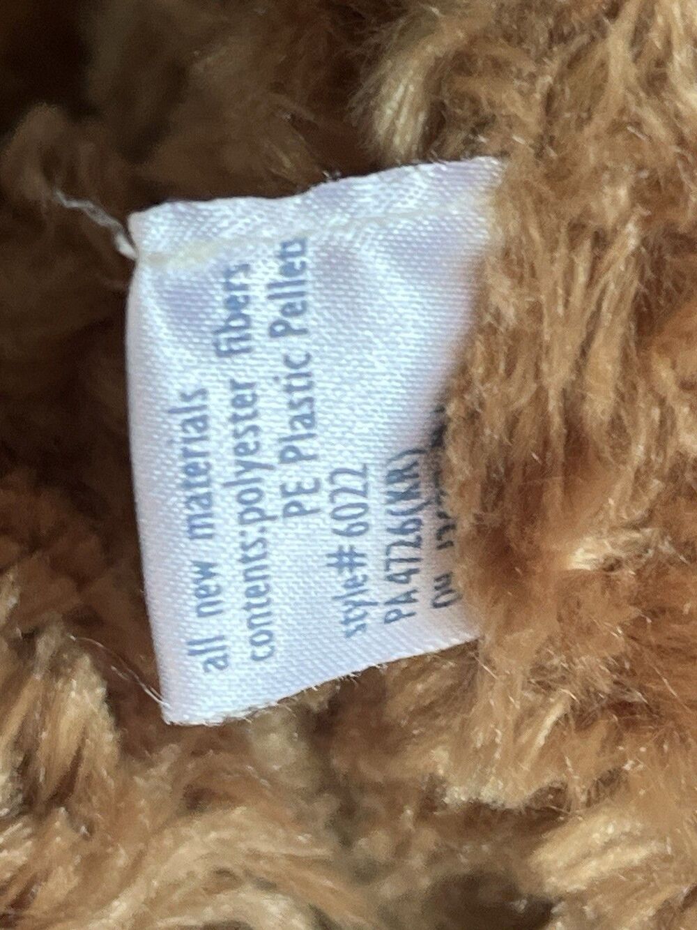 Vintage Carter’s Classics  Pink Ribbon Fuzzy Teddy Bear Brown Plush Lovey RARE - Picture 9 of 12